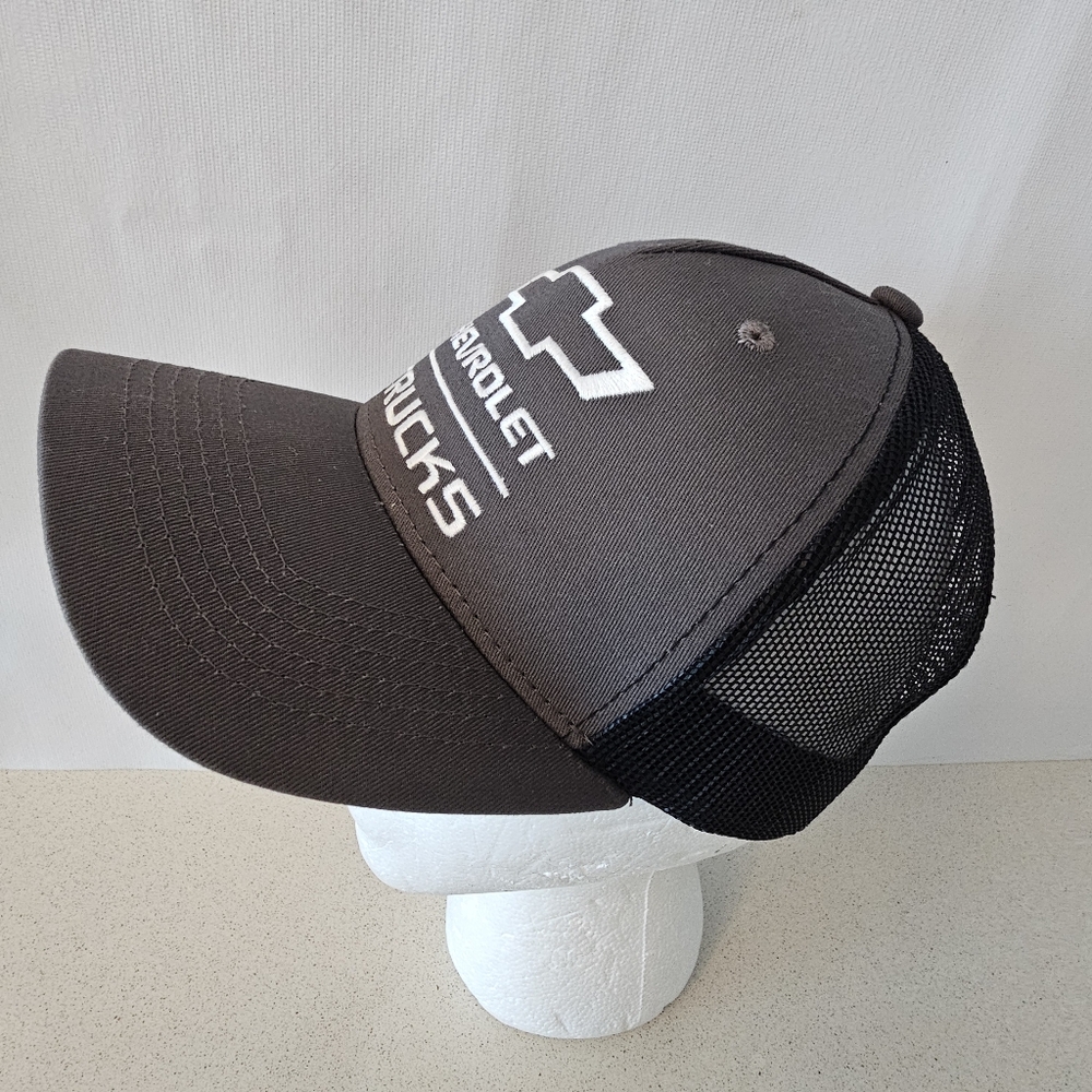 Chevrolet Trucks Hat Mesh SnapBlack Trucker Sports Golf Baseball Cap Unisex Gray